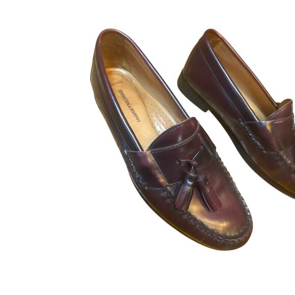 Johnston & Murphy Hayes Tasseled Loafers Men’s Size 9.5 Classic Burgandy main image 12